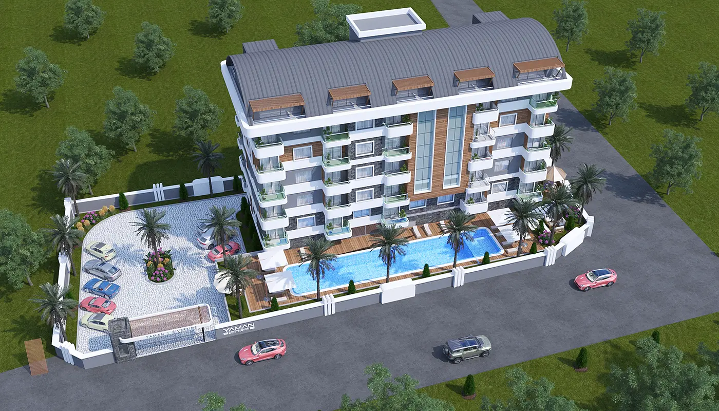 APARTMENTS FOR SALE IN ALANYA GAZIPASA RIVERSIDE PROJECT
