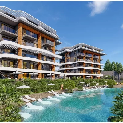 Apartments For Sale In Alanya Kargicak Kavi Velux Project