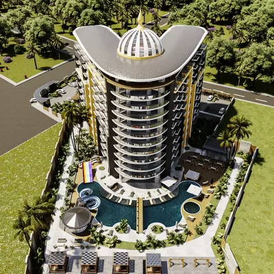 Apartments For Sale In Gazipaşa Paradise City 2 Project