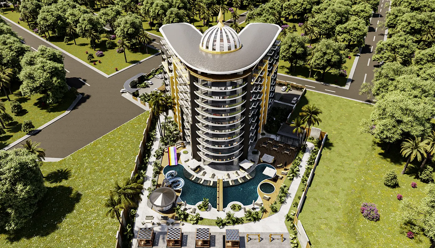 Apartments For Sale In Gazipaşa Paradise City 2 Project