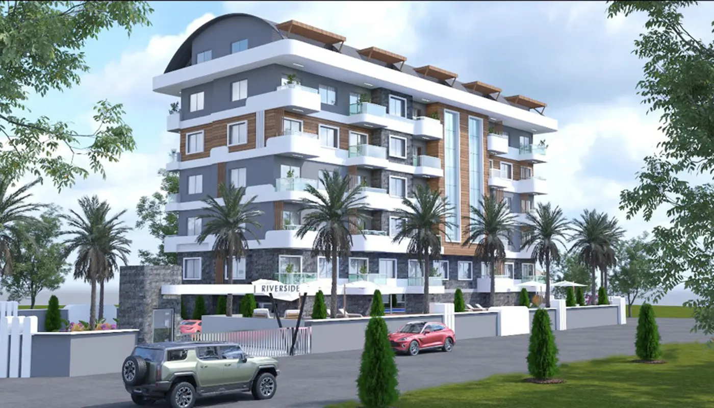 Apartments For Sale In Alanya Gazipaşa Riverside Project