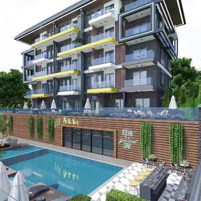 Apartments For Sale In Alanya Kestel Elisya Project